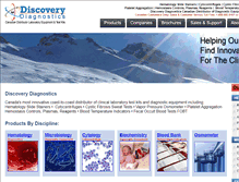 Tablet Screenshot of discovery-diagnostics.com